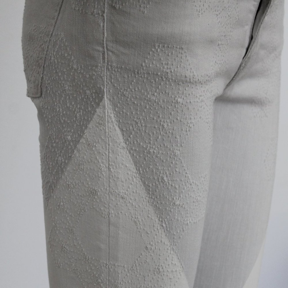 $378 Zadig & Voltaire BROCKENBOW Mascara Artemis Jeans White & Gray 29 - Picture 5 of 16
